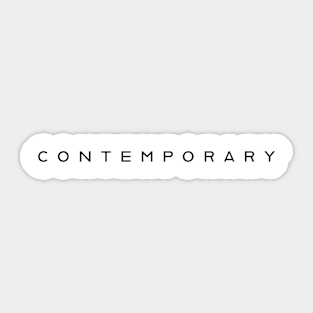 Contemporary - Typography Sticker